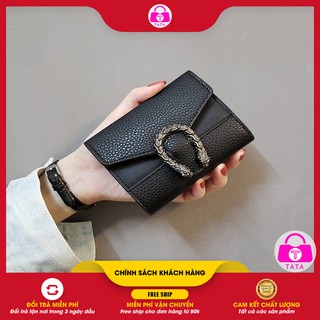 Ví Nữ 💝Freeship 50K 💝 Ví Nữ Mini Khóa Đầu Rồng Siêu Hot VD03