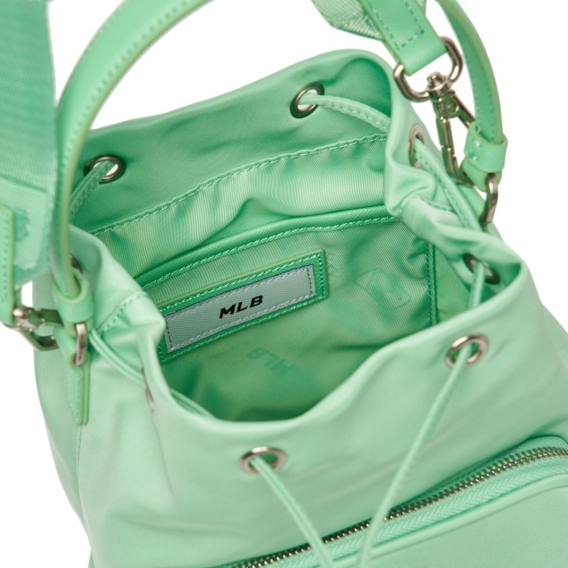 TÚI MLB MONOGRAM NỮ 🔥CHÍNH HÃNG🔥MLB Monogram Jacquard Bucket Bag New York Yankees Green -SIMPLE SNEAKER