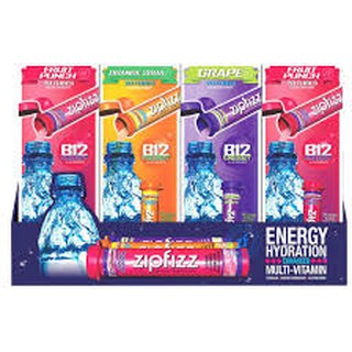 Combo 10 ống Bột Bổ Sung Vitamin Zipfizz Healthy Energy Drink Mix B12 11g