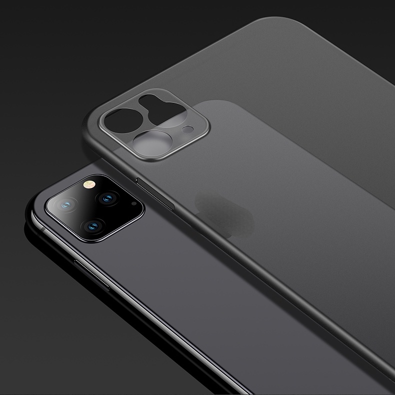 Ốp điện thoại mặt nhám siêu mỏng 0.4mm cho iPhone 12 Mini 11 Pro Max X XS XR 7 8 Plus SE 2020
