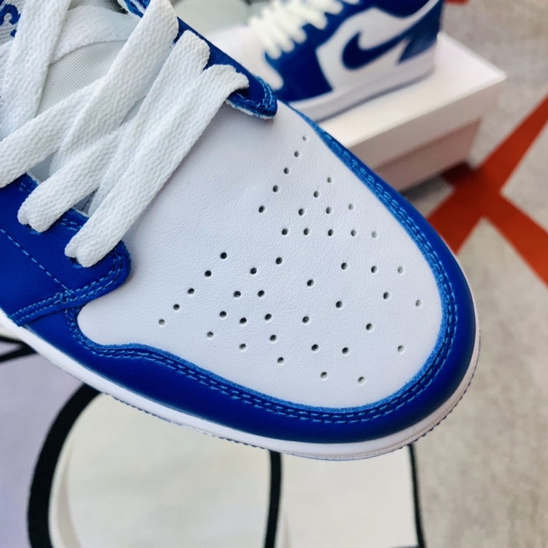 Giày thể thao sneaker cổ thấp Jordan AJ1 Low Marina Blue Hàng SC