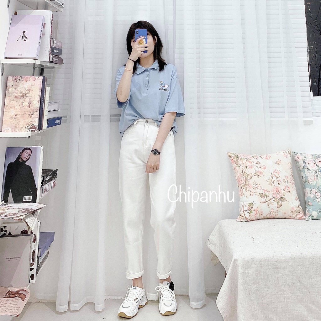 Quần baggy kaki hai màu đen trắng Thời Trang Giá Xưởng official