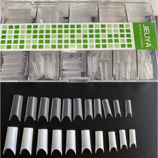Móng nối ống tre jieliya siêu dẻo ôm phom chuẩn đẹp loại mới - 1 hộp 500 pcs