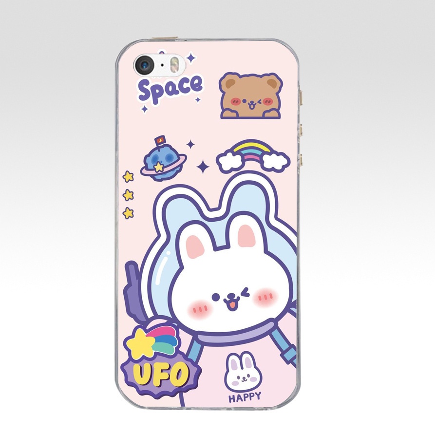 Ốp lưng iPhone 4 4s / 5 5s 5c 5se / 6 6s  hình roro jump dễ thương nhiều mẫu lựa chọn