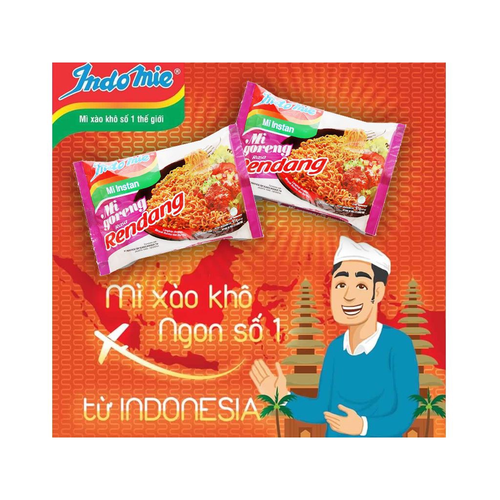 Thùng 40 gói Mì xào khô Indomie