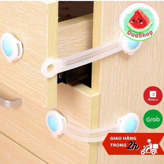 Khóa ngăn kéo/ khóa tủ lạnh loại bền, chắc – Dây khóa đa năng – Chốt an toàn tủ đồ/ ngăn kéo/ tủ lạnh 🍉Duashop🍉