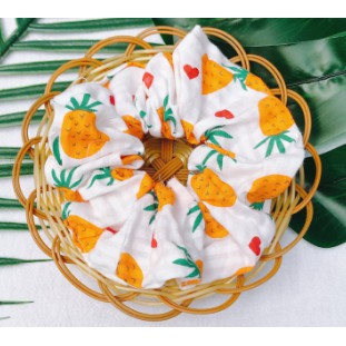 Dây buộc tóc vải scrunchies