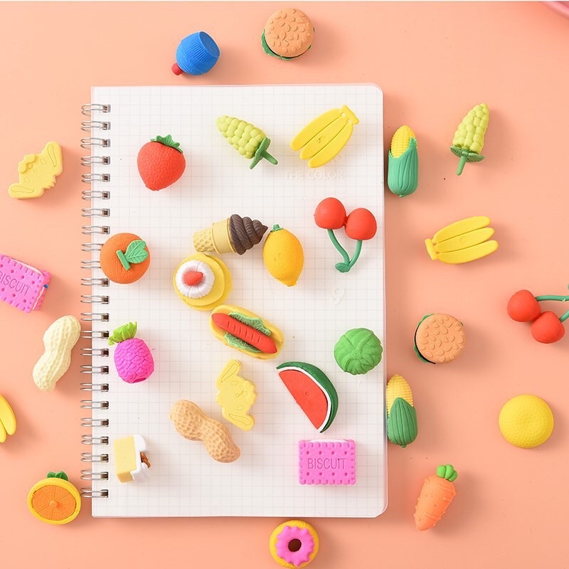 Gôm túi mix 4 cục hoạt hình