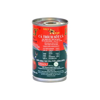 Cá trích sốt cà Lilly 155g (Date 2026)