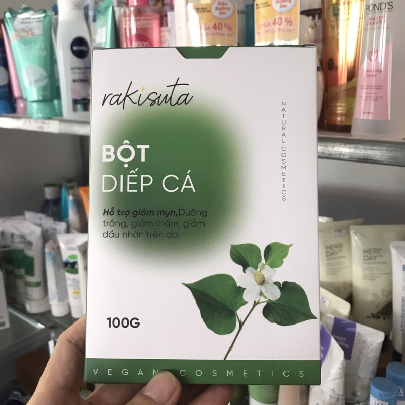 Bột Mặt Nạ Rakisuta Nguyên Chất 100g Dưỡng Ẩm,Dưỡng Trắng