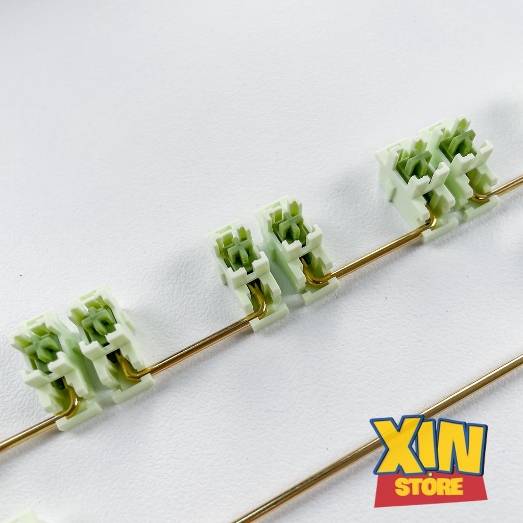 Bộ Stab Fullsize bàn phím cơ Plate Mount Panda/Matcha bằng Thép