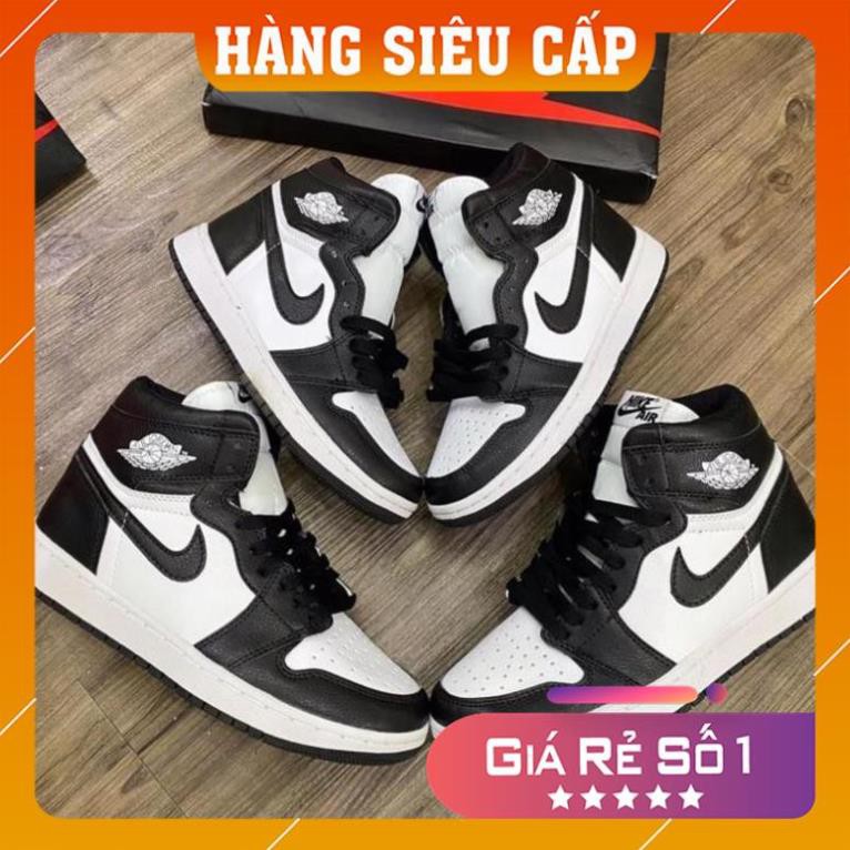 [ FREESHIP –BẢO HÀNH 12 THÁNG]GIÀY SNEAKER NAM NỮ JORDAN CAO CỔ ĐEN TRẮNG HOT TREND | BigBuy360 - bigbuy360.vn