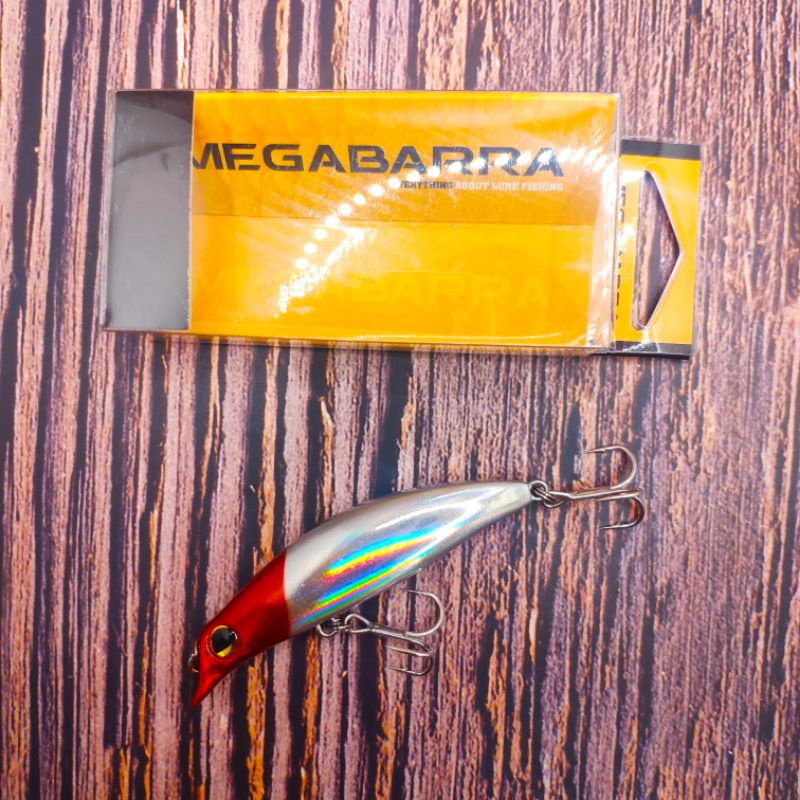 Mồi câu Megabarra Doom 75 Shad 8.8g 75mm Sinking