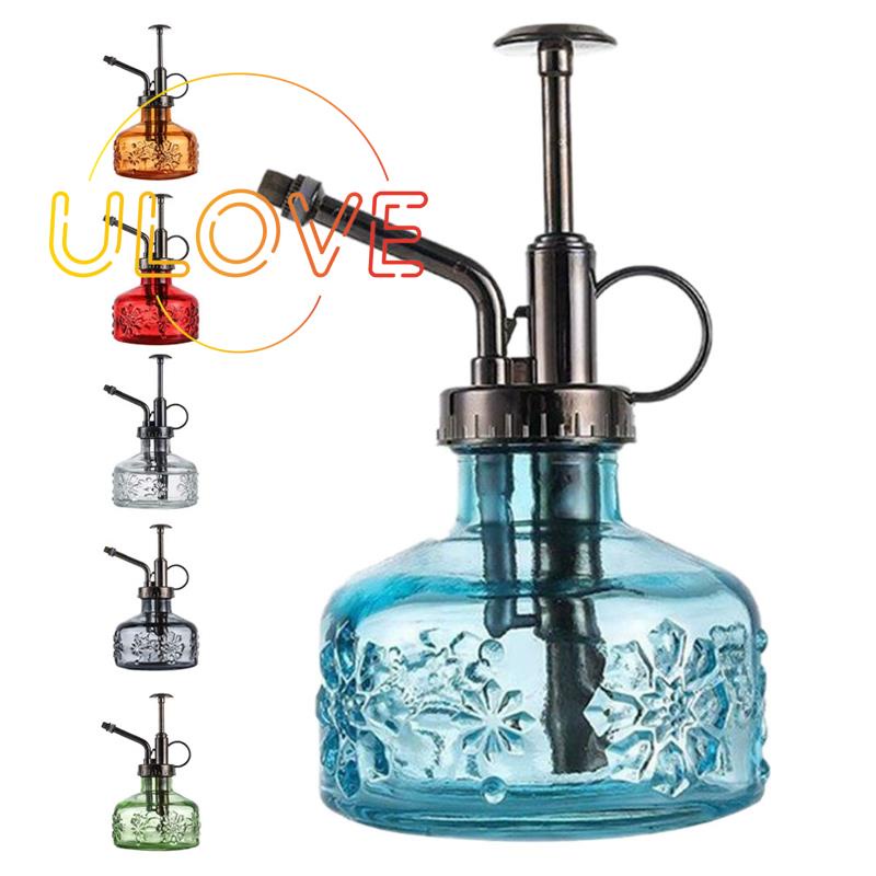 Bình xịt nước tưới cây bằng thủy tinh trong suốt