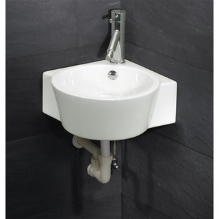Chậu rửa lavabo treo góc LF5238 Caesar