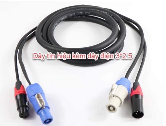 Dây tín hiệu audio kèm dây điện