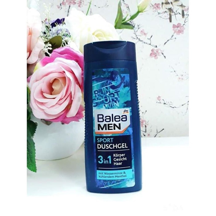 Sữa tắm, gội, rửa mặt Balea Men 3in1, hội tụ đủ trong một hộp 300ml