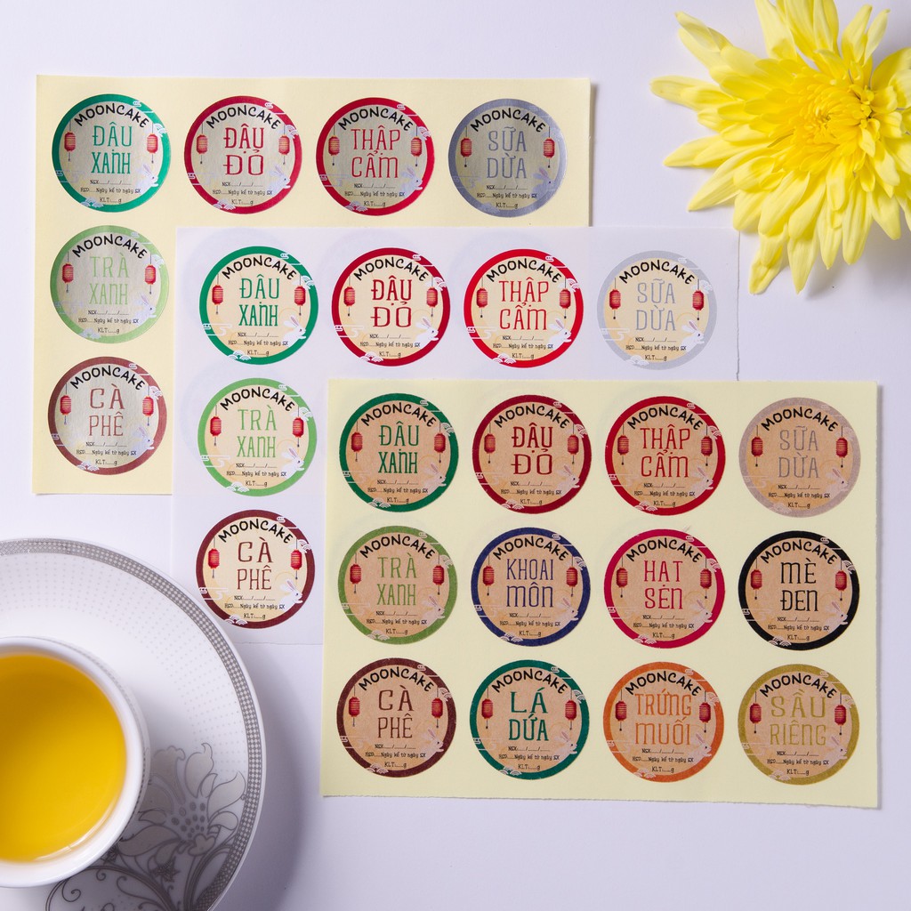 in decal giấy kraft đẹp