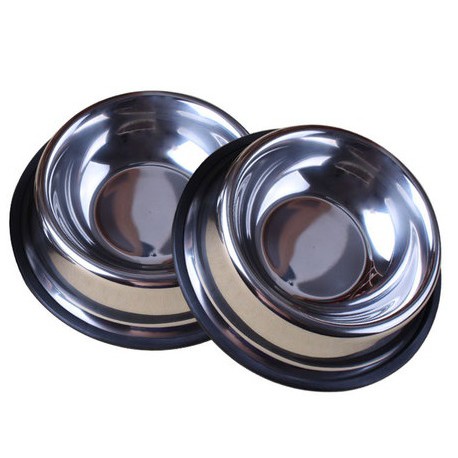 TÔ INOX ĐỰNG THỨC ĂN CHO THÚ CƯNG CHÓ MÈO Không in hình - Pet shop Uytinpro