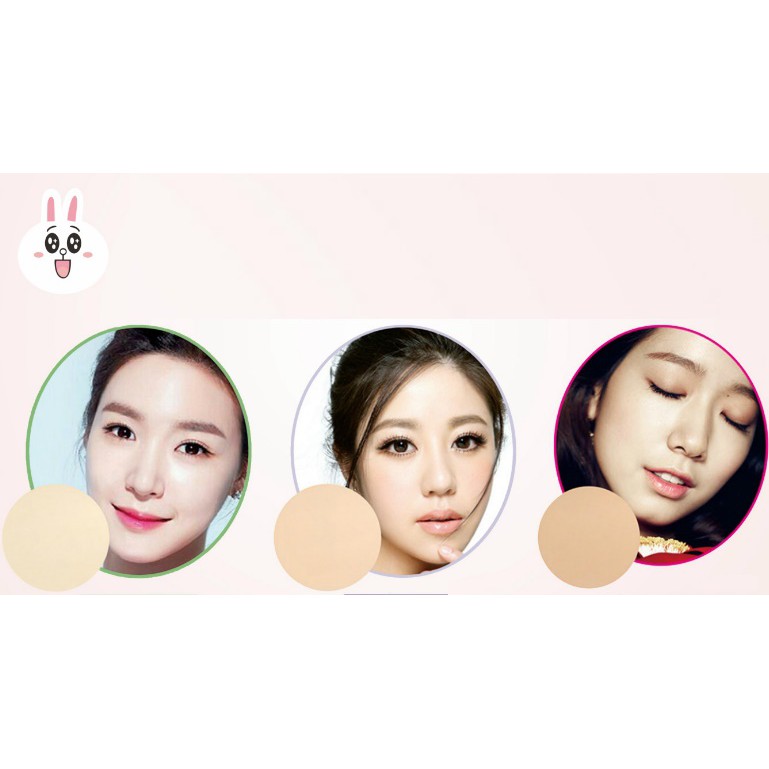 Phấn trang điểm che khuyết điểm kiềm dầu trắng da/phấn nén | BigBuy360 - bigbuy360.vn