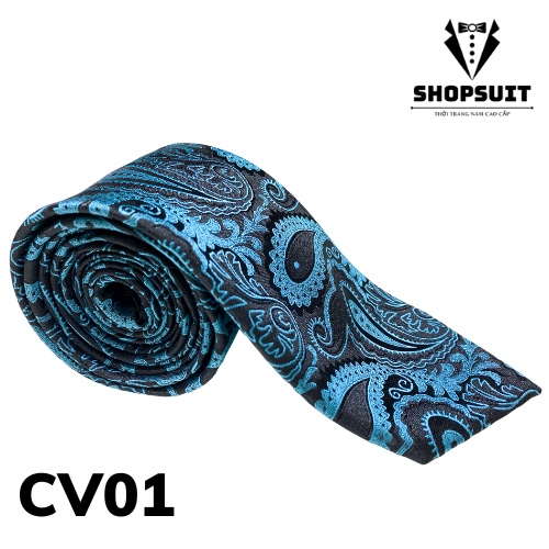 Tổng cà vạt Clasicc cao cấp cho cách quý ông, cà vạt gấm hoa văn cao cấp