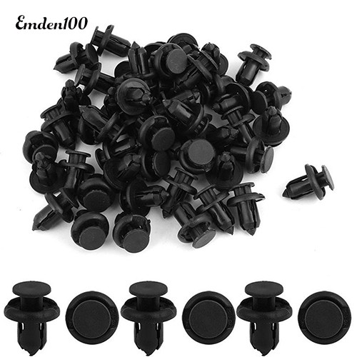 Set 50 đinh tán nhựa 10mm sử dụng cho xe hơi tiện dụng