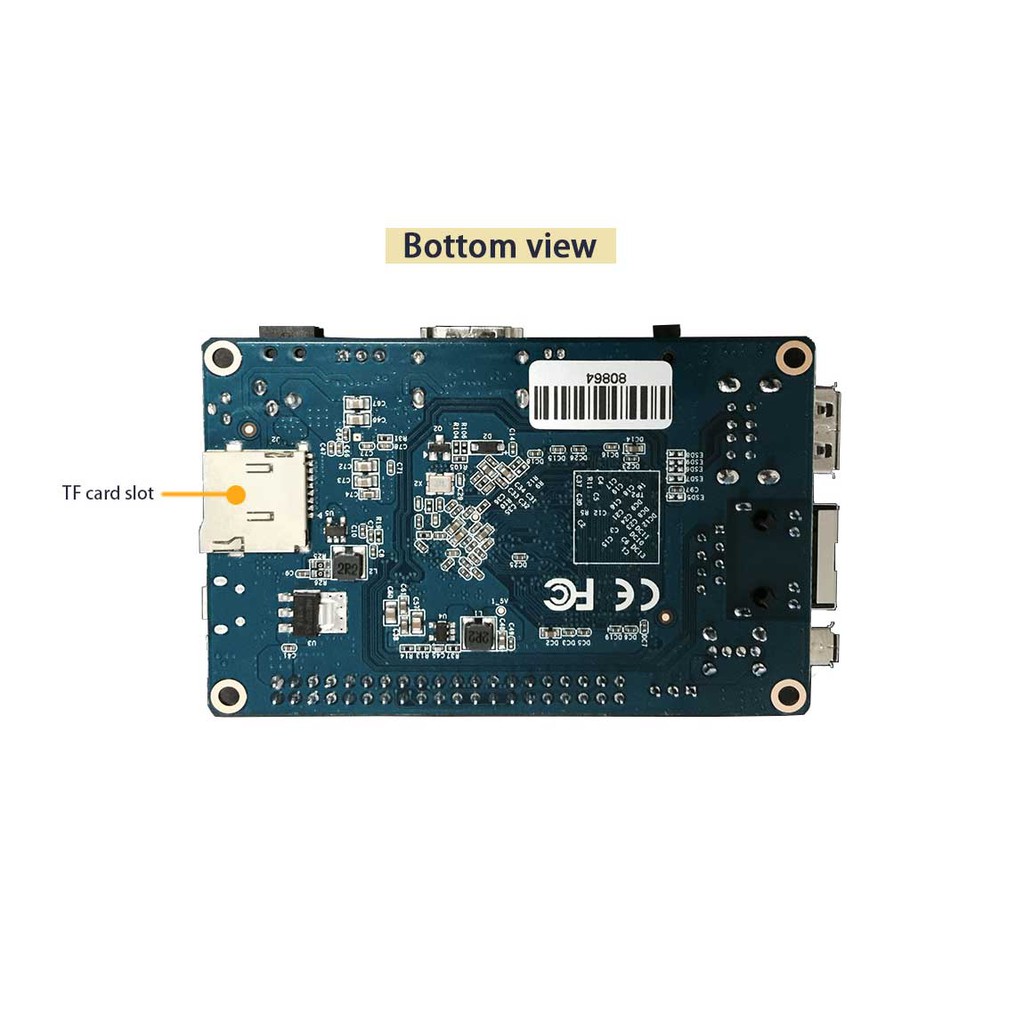 Máy tính nhúng Orange PI PC ARM H3 Quad-core Cortex-A7 1GB DDRAM3