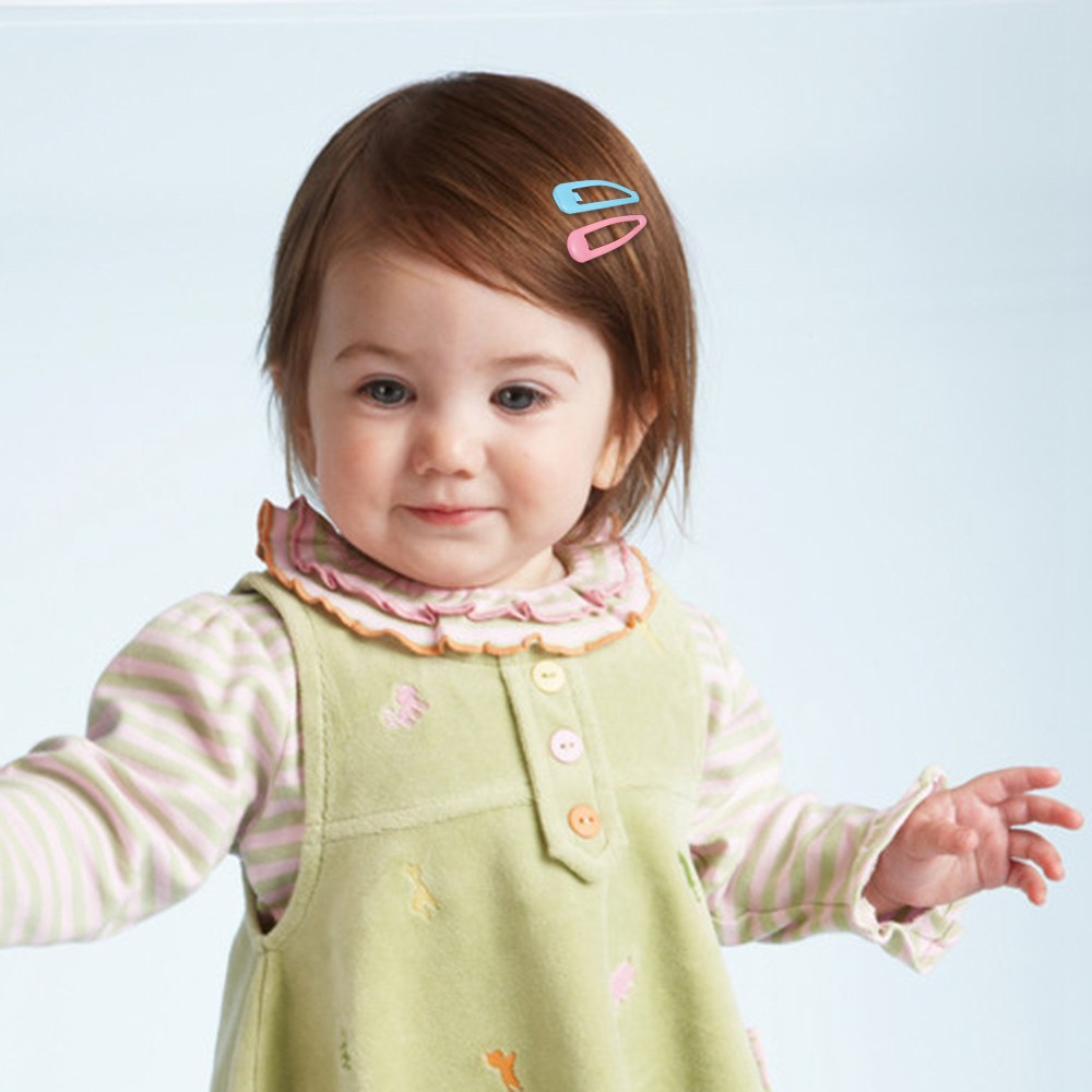 Bộ 20 Kẹp Tóc Kim Loại Nhiều Màu Sắc