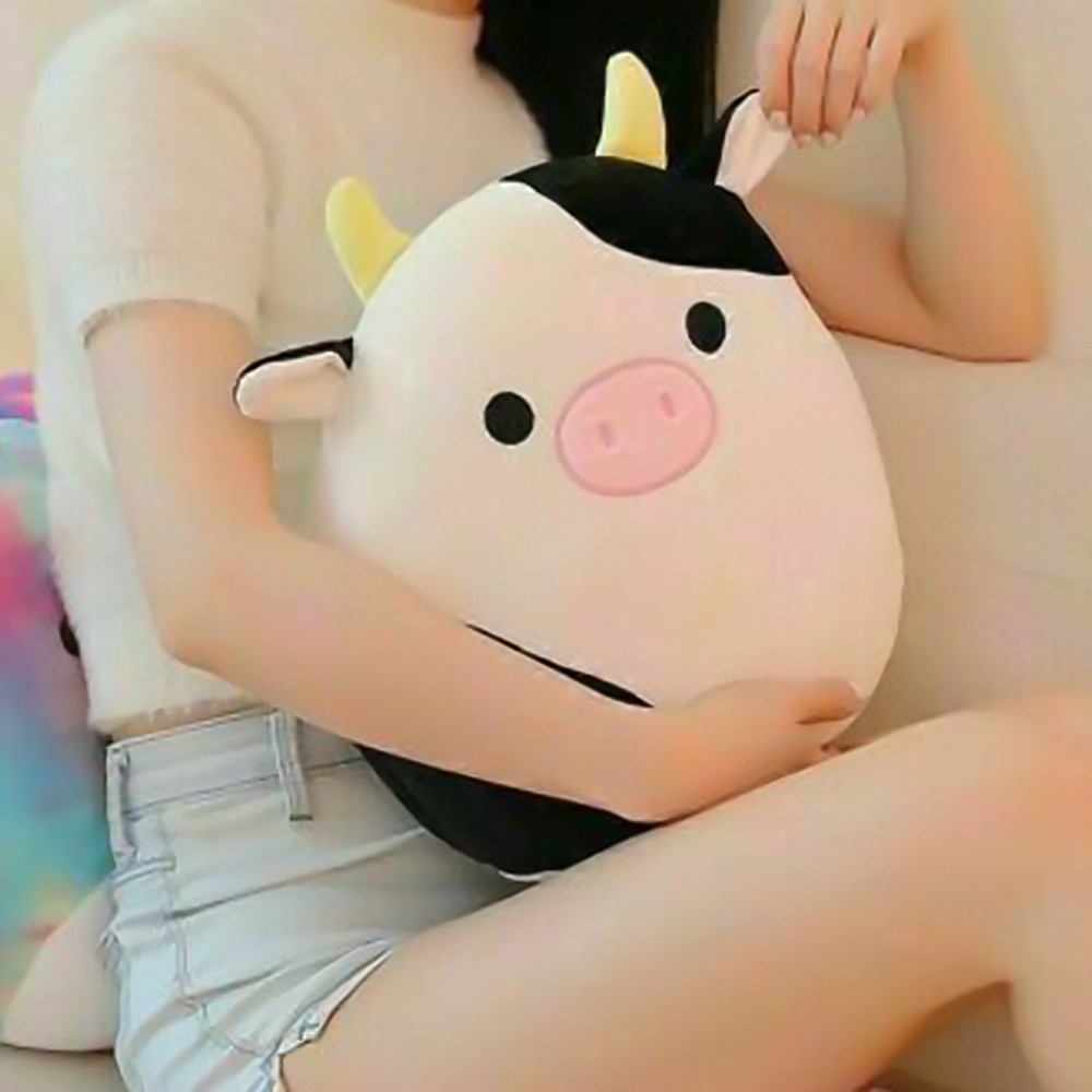 Squishmallows Connor The Cow Plush Toy Cuddle & Squeeze Super Soft Doll KId Gift