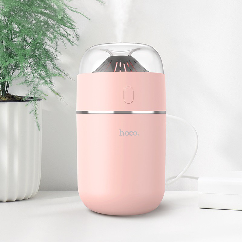 Máy tạo ẩm Hoco Portable Mini Humidifier, thể tích 320ml, thời gian tạo ẩm 6-12 giờ