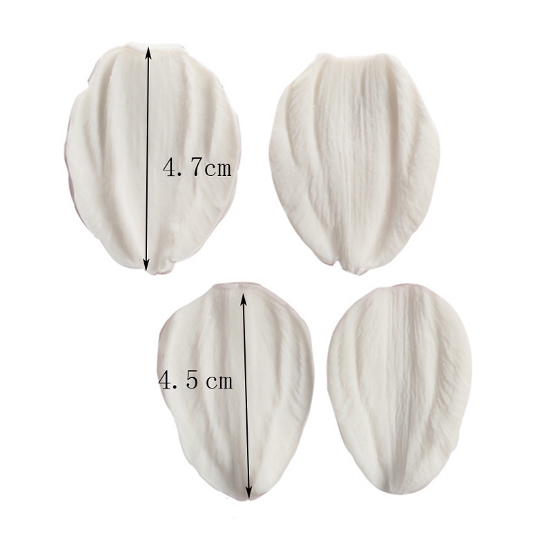 Khuôn Silicone Tạo Hình Cánh Hoa Mẫu Đơn Trang Trí Bánh