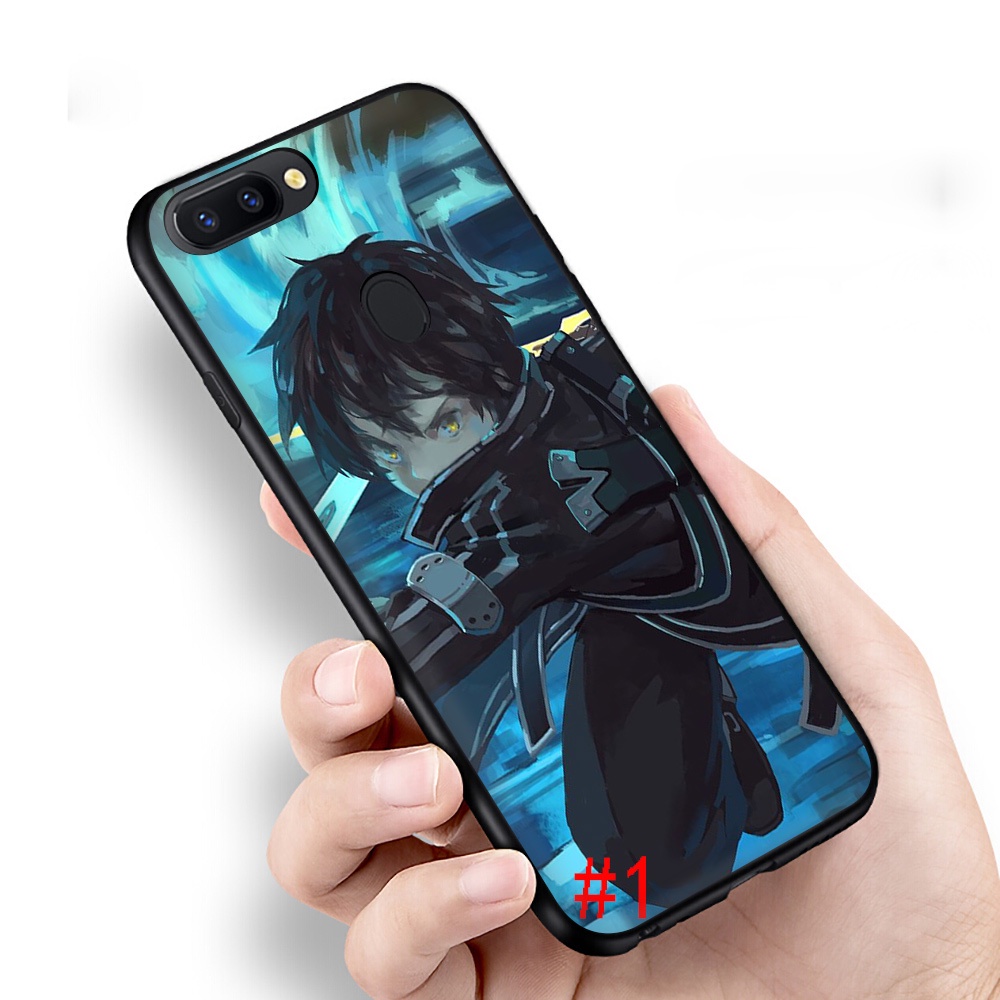 OPPO A3S A5S A5 A7 2018 A37 A39 A59 A57 A77 F1S F3 A83 A1K Neo 9 A12 A15 A15S Phone Case LN64 Kirito