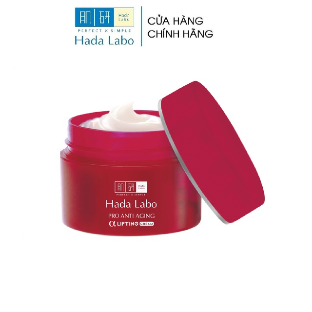 [Mã ROHTO1305 giảm 8% đơn 150K] Kem dưỡng cải thiện lão hóa da Hada Labo Pro Anti Aging Cream 50g