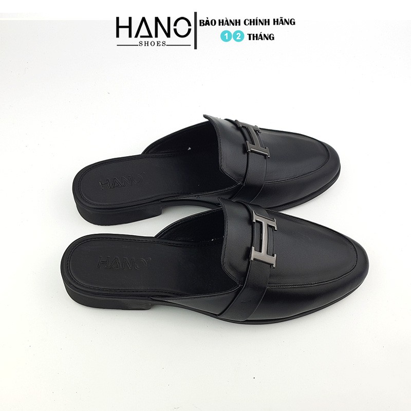 HANO - Giày Sục Nam Da Thật Khóa chữ H Trẻ Trung Trẻ Trung Chuẩn Xịn Êm chân S1167 | BigBuy360 - bigbuy360.vn