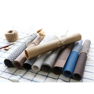 Tấm lót bàn ăn placemat cao cấp, chống trượt, cách nhiệt, dễ vệ sinh [LOT-BAN]
