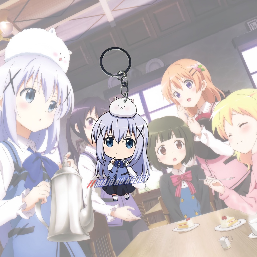 Gochuumon wa Móc Điện Thoại / Chìa Khóa Usagi Desu Kafuu Chino 02