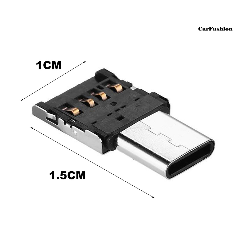 CSTX_Portable Mini OTG Adapter Type-C to USB Converter Connector for PC Laptop Mobile Phones Computer