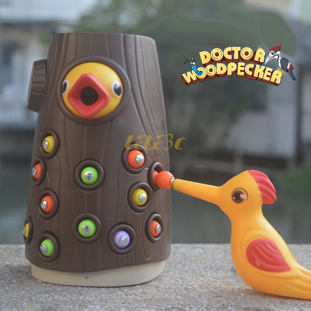 Đồ chơi trẻ em Chim Gõ Kiến Bằng Nam Châm Cho Bé
