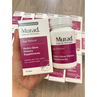 [Date T11/2021 - chính hãng] Viên uống ngậm nước Murad Hydro Glow Dietary Supplements 60v