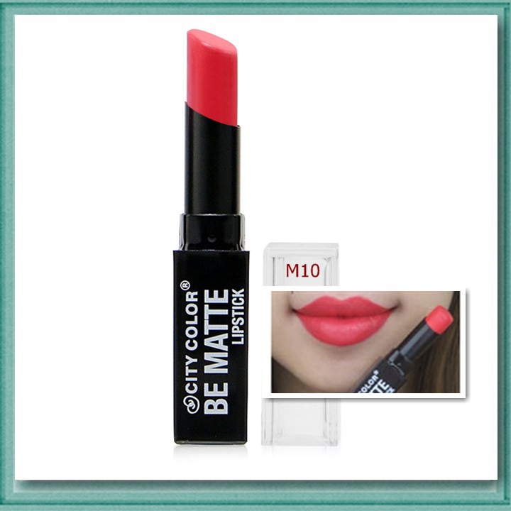 Son City Color Be Matte Lipstick – M10 - Bright