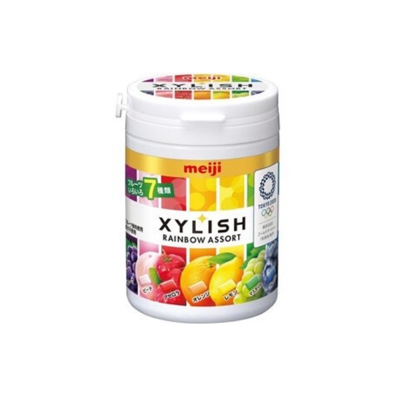 Kẹo Cao Su Trái Cây Meiji 7 vị hàng nội địa Nhật Bản
