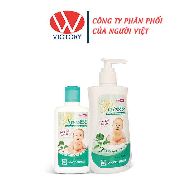 Dung dịch tắm rôm sảy em bé Phytobebe - Victory Pharmacy