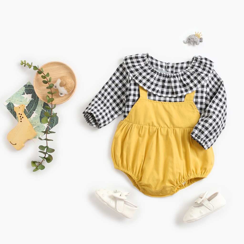 Áo Liền Quần Sanlutoz Dài Tay Thời Trang Mùa Thu Cho Bé