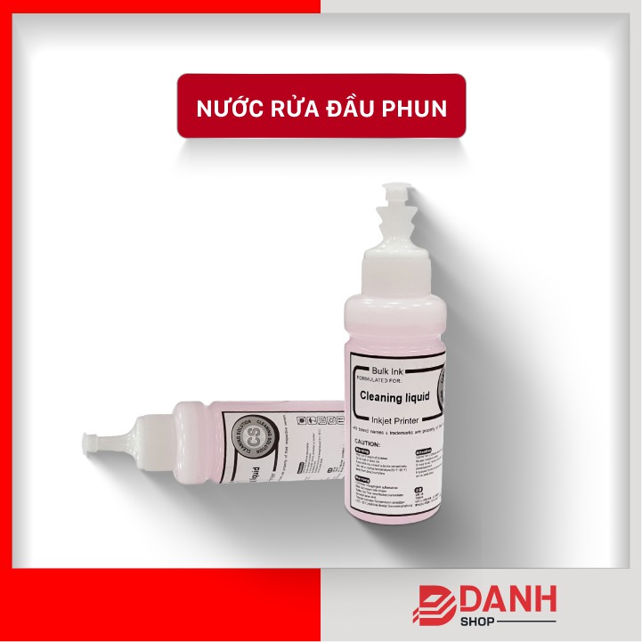 Loại 100ml - Nước rửa đầu phun chuyên dùng cho máy in Epson / Hp / Canon / Brother