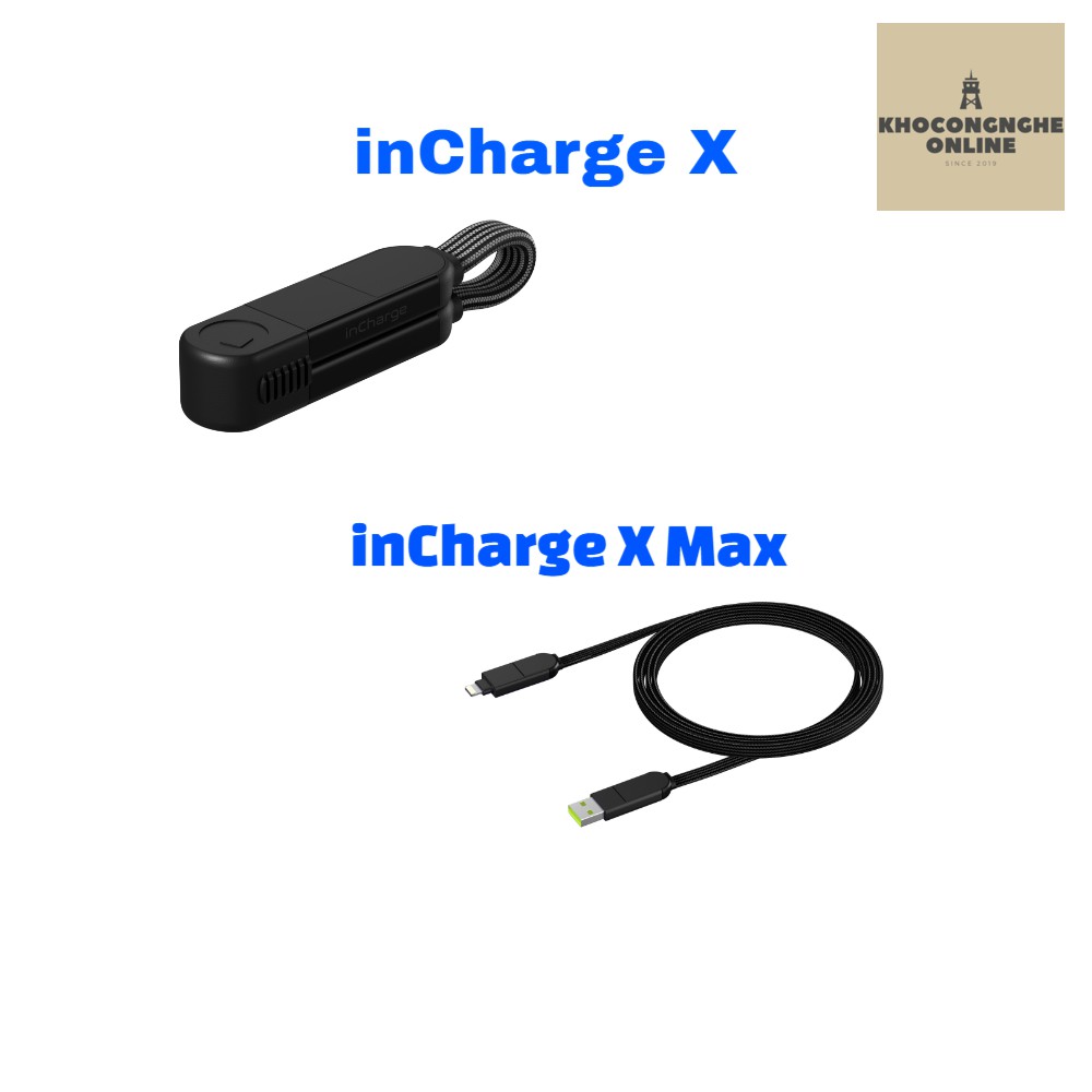 INCHARGE - Cáp sạc đa năng 6in1 móc khoá inCharge X và inCharge X Max