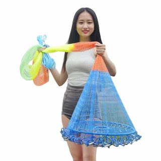 Chài đánh cá 7 màu rộng 4 mét - Chài cước thái lan