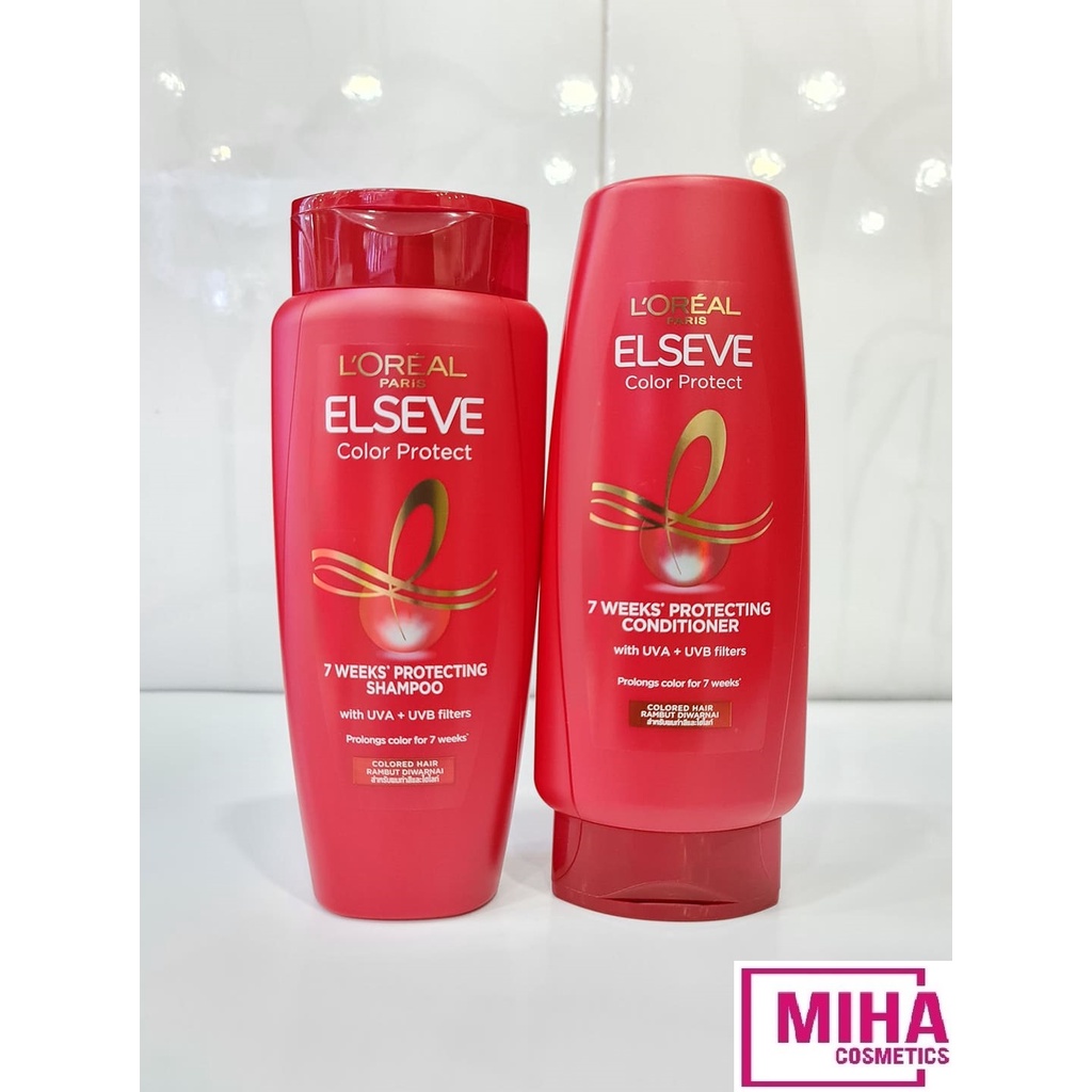 Dầu Gội Dầu Xả Giữ Màu Nhuộm Loreal Elseve 280ml Mẫu Mới