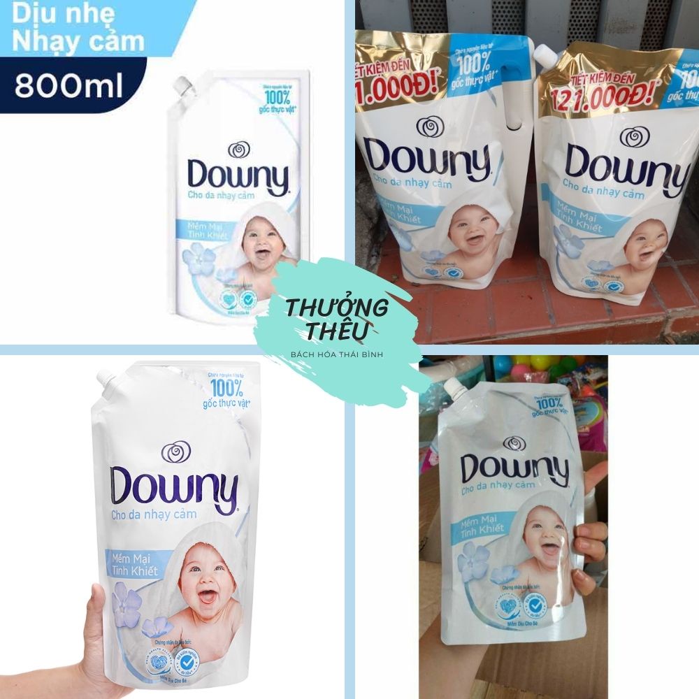 Nước xả vải Downy dịu nhẹ đam mê huyền bí túi 750, 800ml