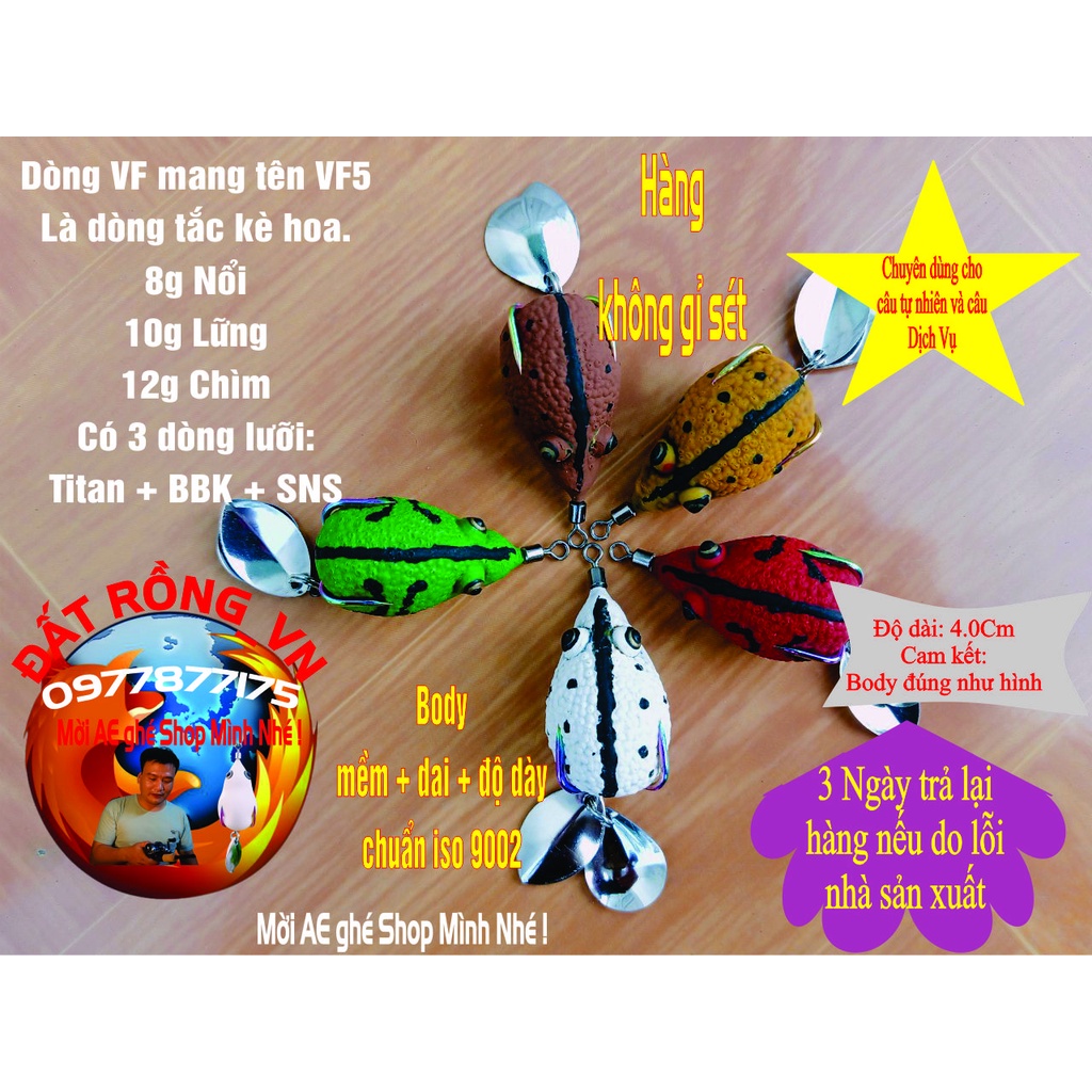 Nhái hơi VF5-Tăcke Titan