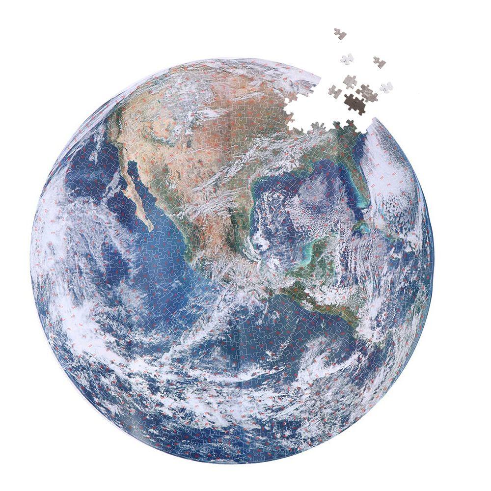 Bộ Đồ Chơi Xếp Hình Trái Đất Bằng Giấy Màu Cầu Vồng Dành Cho Người Lớn / Trẻ Em
